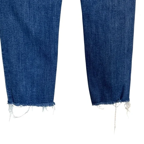 Risen High Rise Distressed Relaxed Fit Skinny Jeans Women’s  size 32/15 - Picture 3 of 14